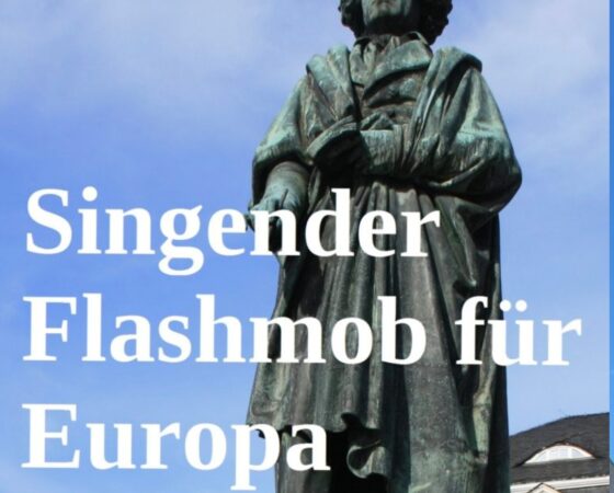 Flashmob zur Europawahl am 8.6.2024