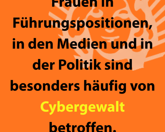 Cybergewalt gegen Frauen in Führung